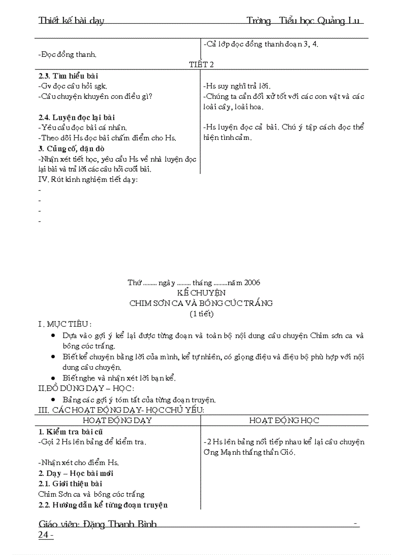 image for page Giáo án 2 học kỳ II đã hoàn chỉnh