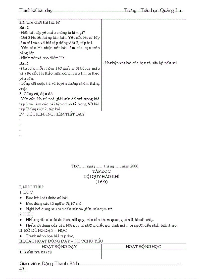 image for page Giáo án 2 học kỳ II đã hoàn chỉnh