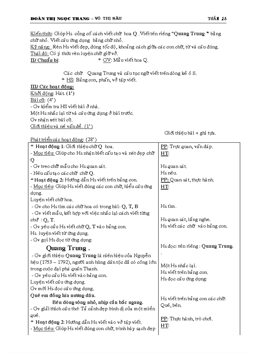 image for page Giáo án 3 Tuần 23