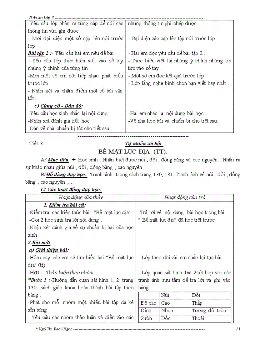 image for page Giáo án 3 Tuần 34