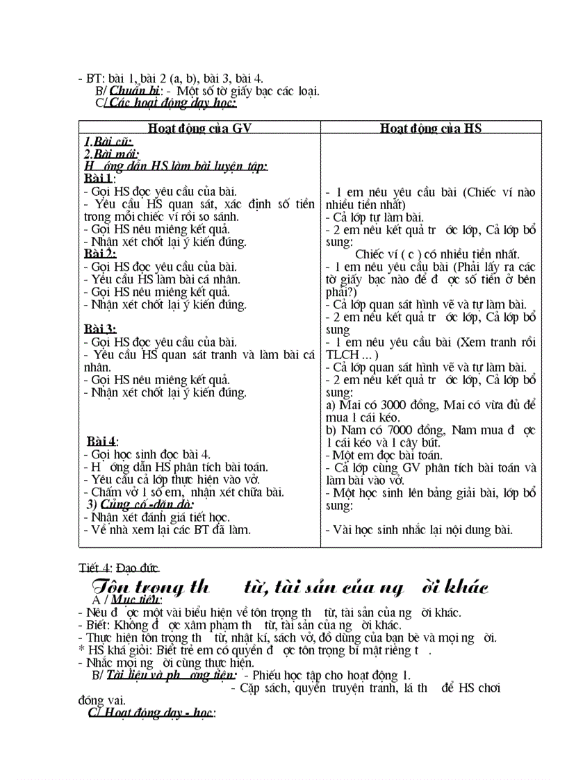 image for page Giao an 3B tuan 26