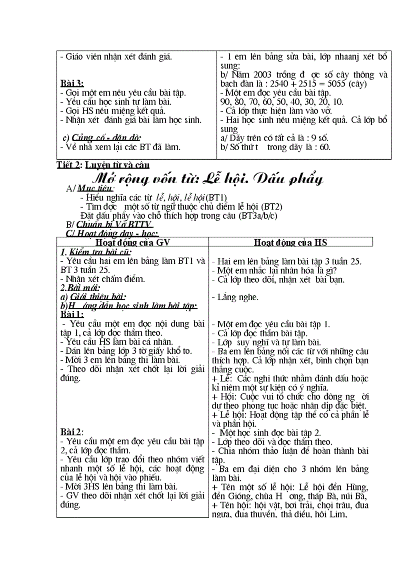 image for page Giao an 3B tuan 26