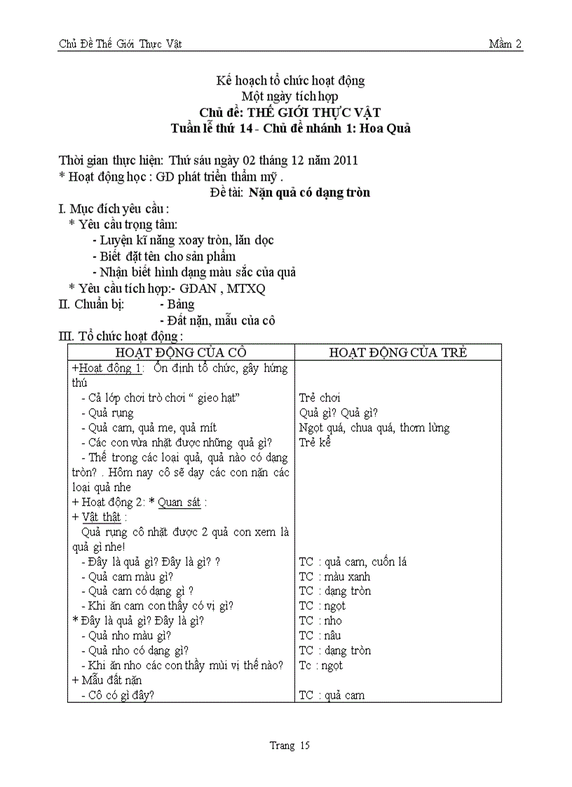 image for page Giao an 3tuoi chu de thuc vat 1