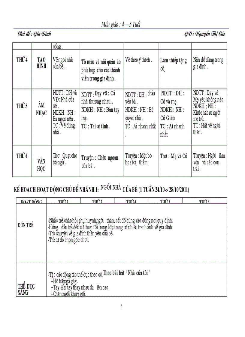 image for page Giáo án 4 5 tuổi