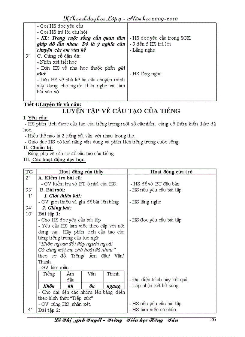 image for page Giao an 4 tuan 1