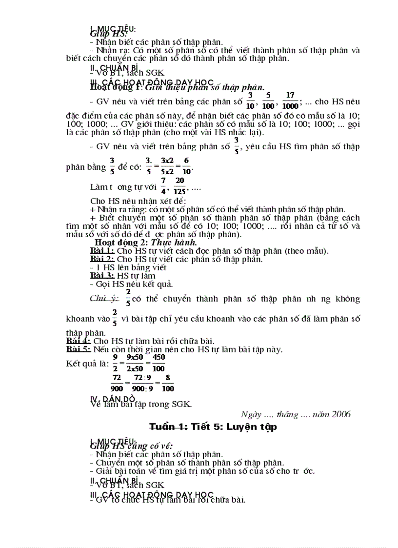 image for page Giáo án 5 phần II