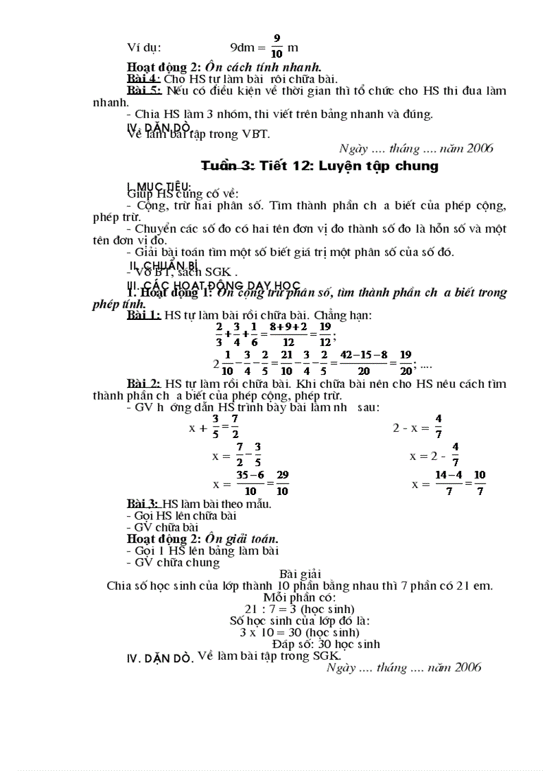 image for page Giáo án 5 phần II