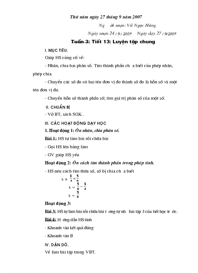 image for page Giáo án 5 phần II