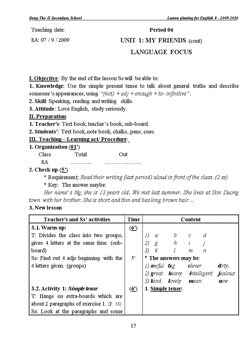 image for page Giao an 8 Ky I 09 10