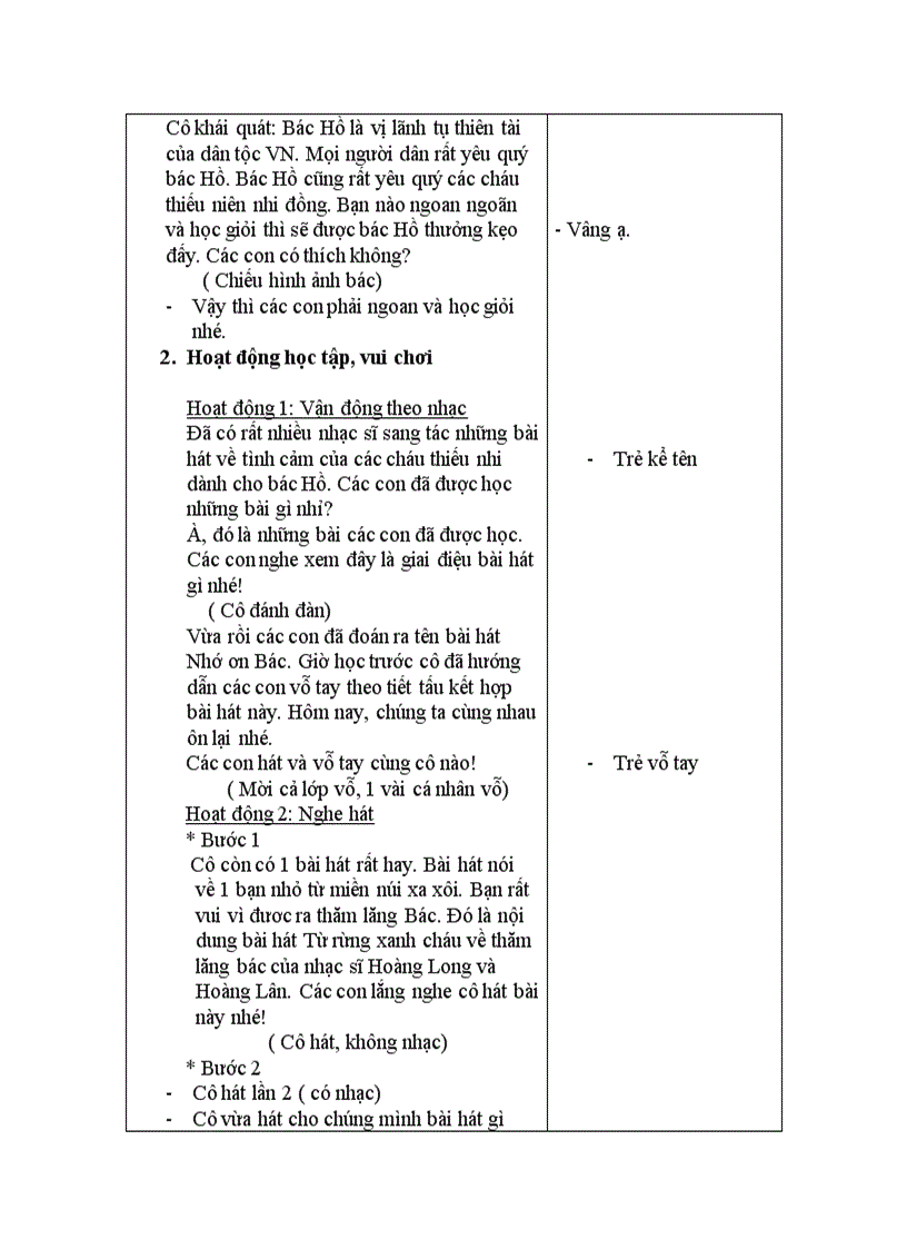 image for page Giáo án âm nhạc 5 tuổi