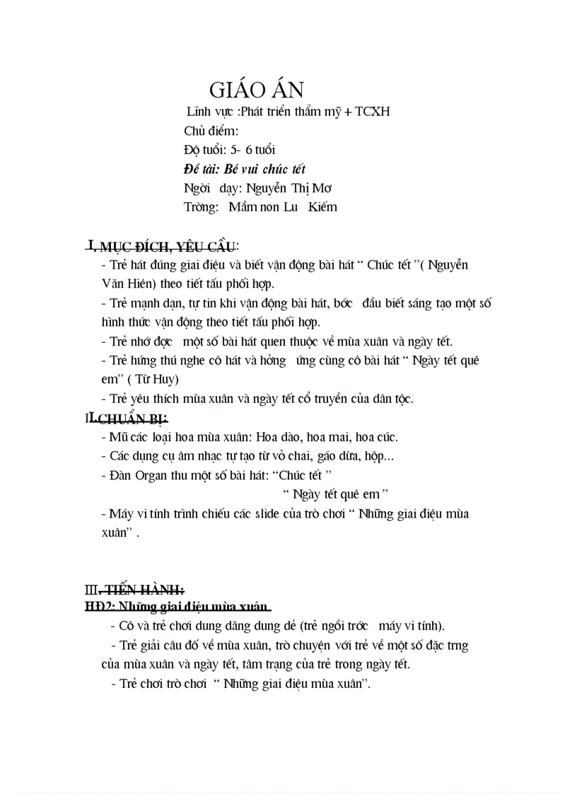 image for page Giao an am nhac 5 ô tuoi