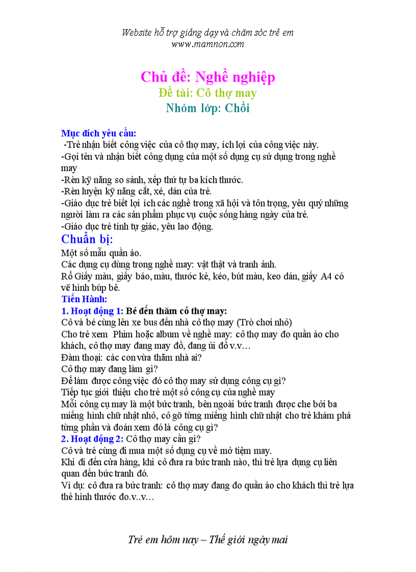 image for page Giao an am nhac chuong trinh mam non moi