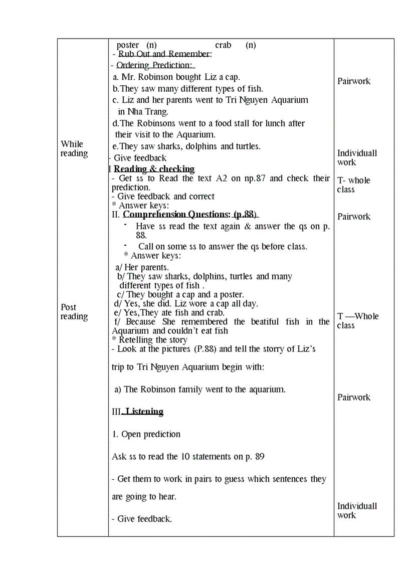 image for page Giao an anh 7 Unit 9 13