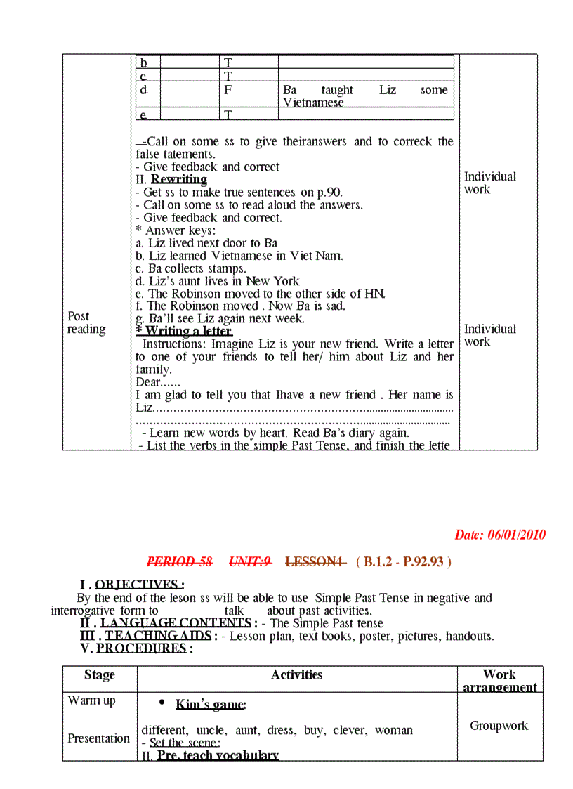 image for page Giao an anh 7 Unit 9 13