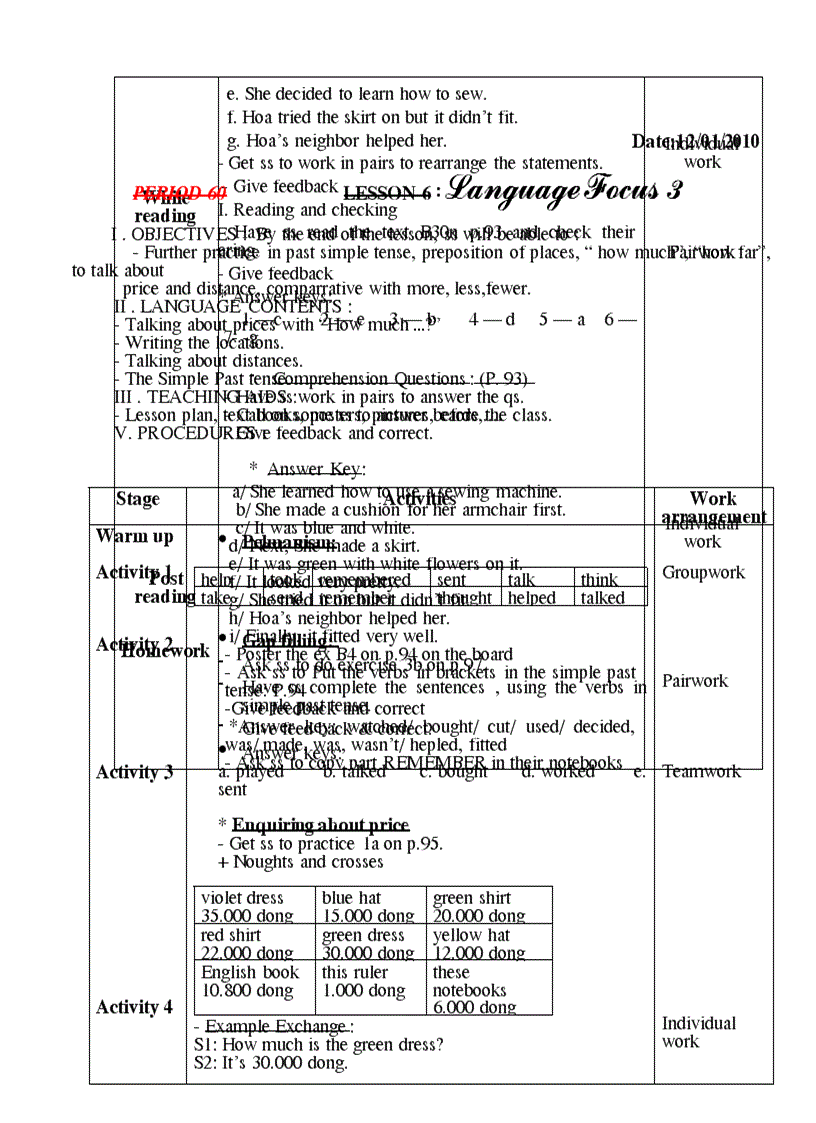 image for page Giao an anh 7 Unit 9 13