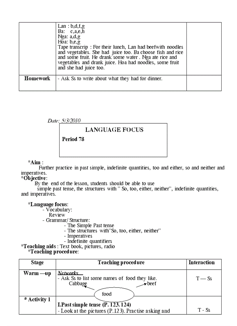 image for page Giao an anh 7 Unit 9 13