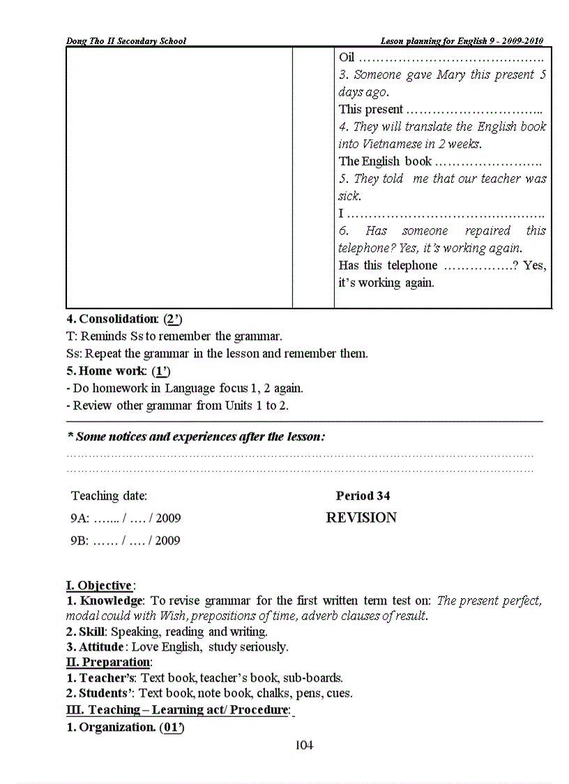 image for page Giao an Anh 9 09 10