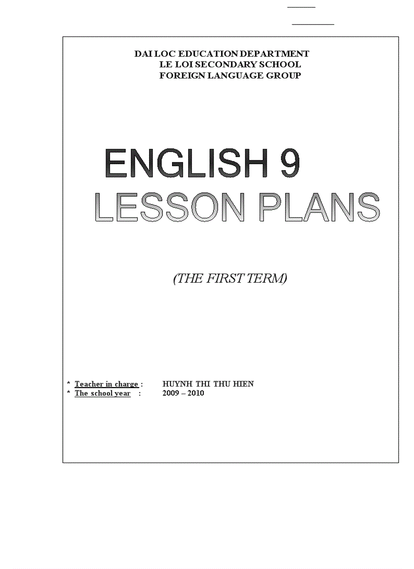 image for page Giao an Anh 9