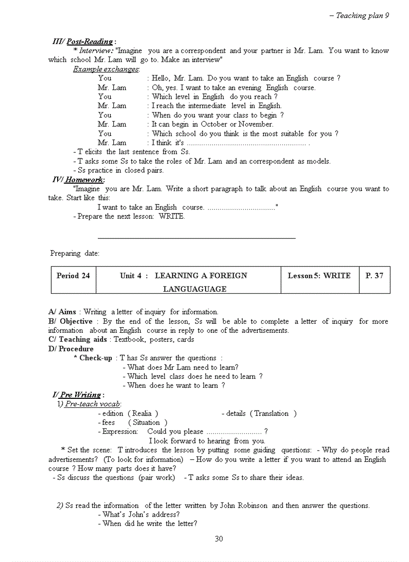 image for page Giao an Anh 9