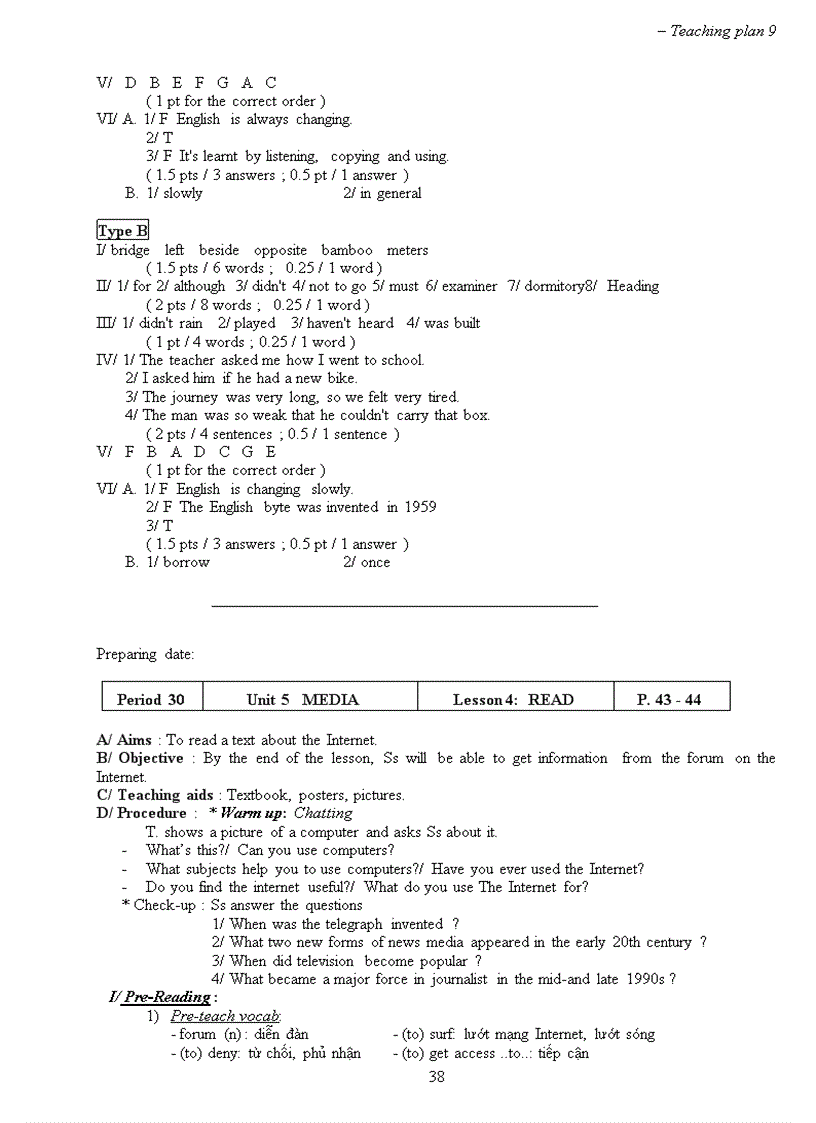 image for page Giao an Anh 9