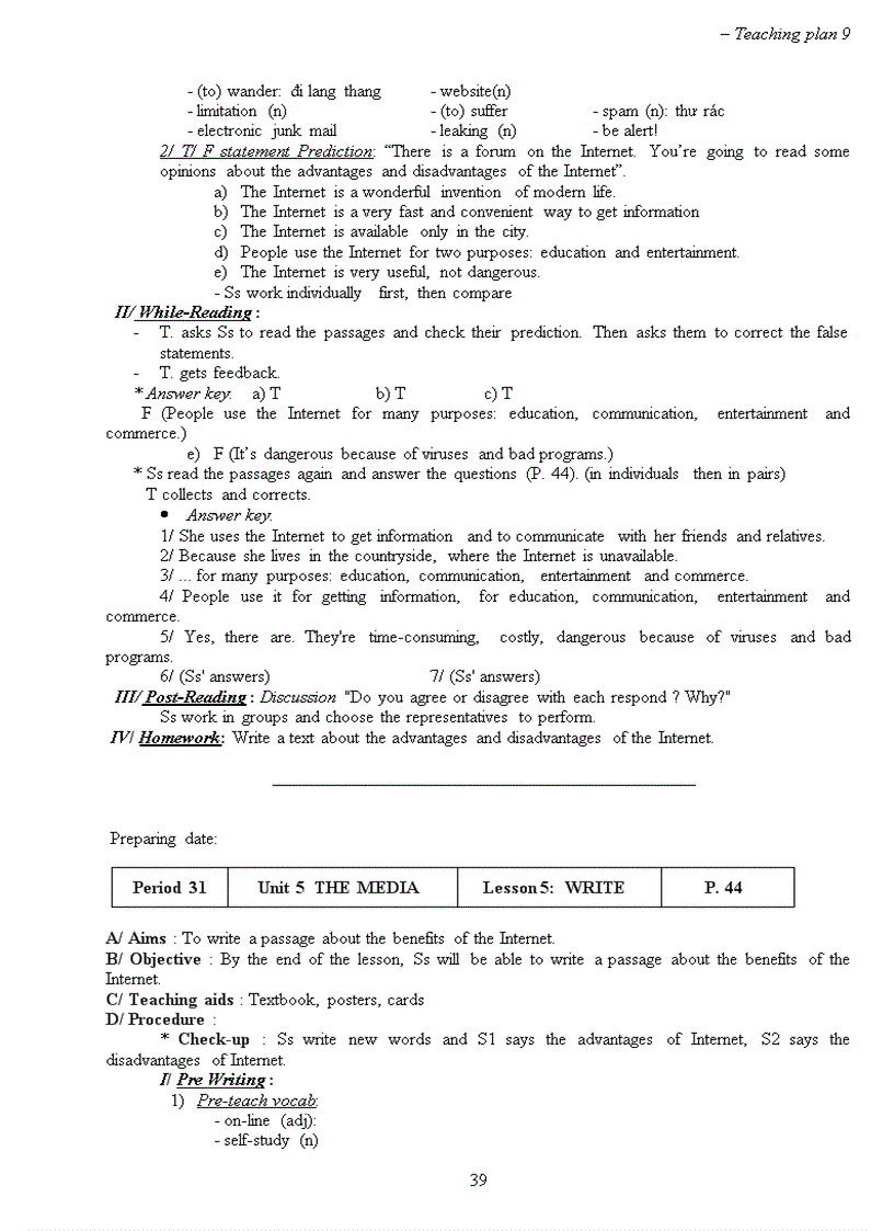 image for page Giao an Anh 9