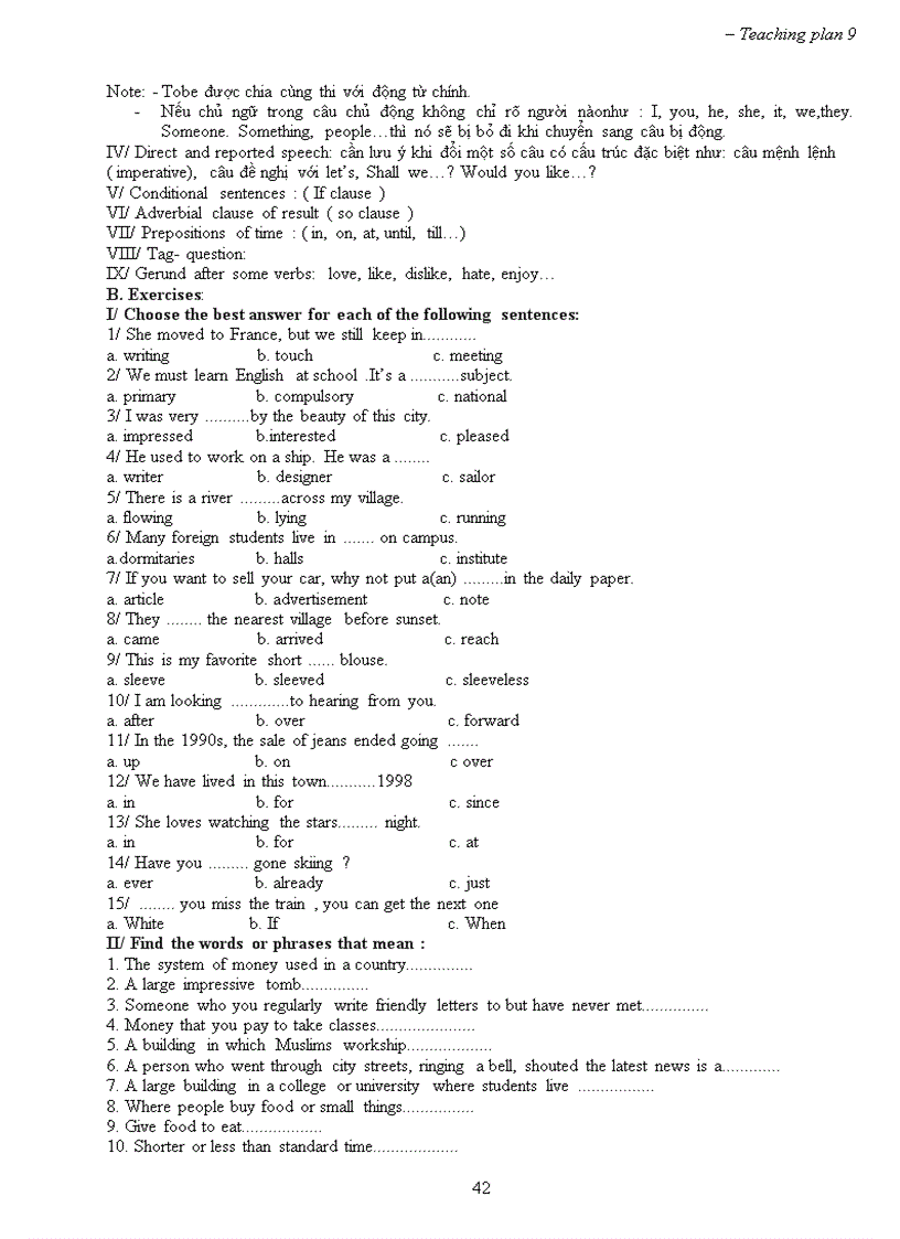 image for page Giao an Anh 9