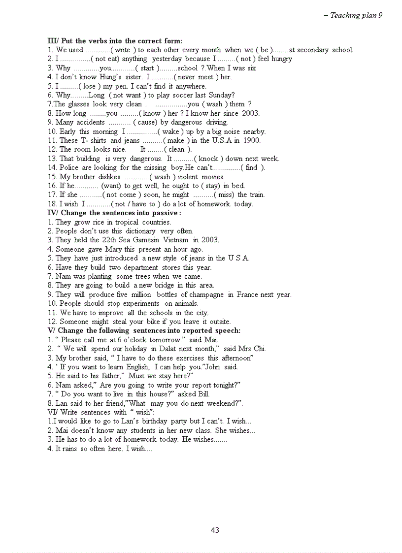 image for page Giao an Anh 9