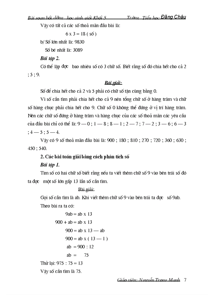 image for page Giao an boi duong hs gioi tron bo