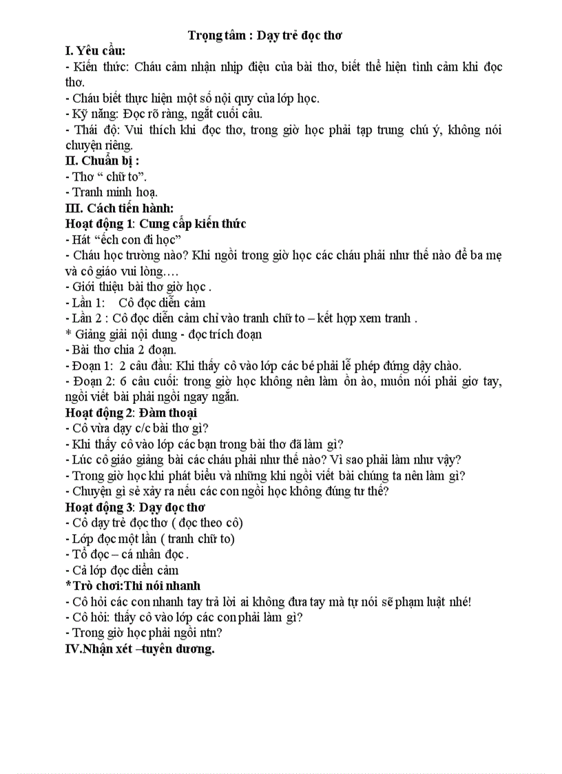 image for page Giáo án CĐ trường mầm non chương trình mới