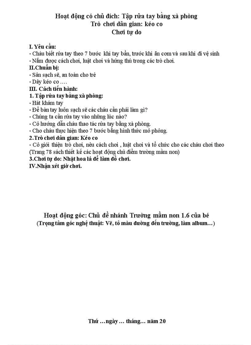 image for page Giáo án CĐ trường mầm non chương trình mới