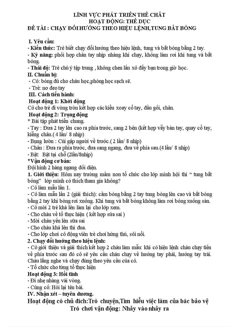 image for page Giáo án CĐ trường mầm non chương trình mới