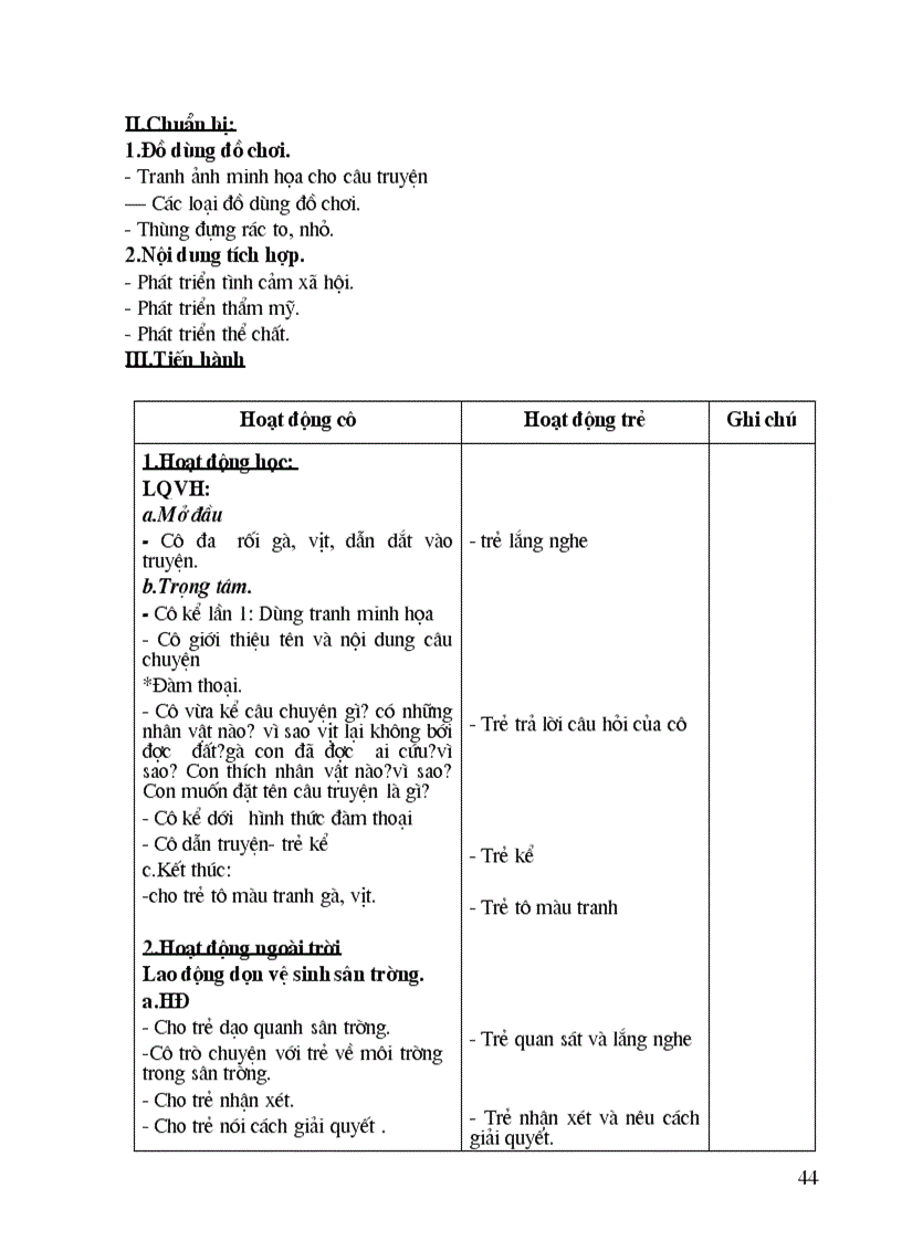 image for page Giao an chu de 1 truong mam non