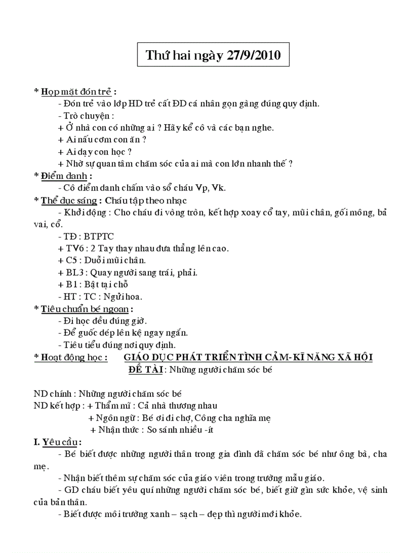 image for page Giáo án chủ đề bản thân 1