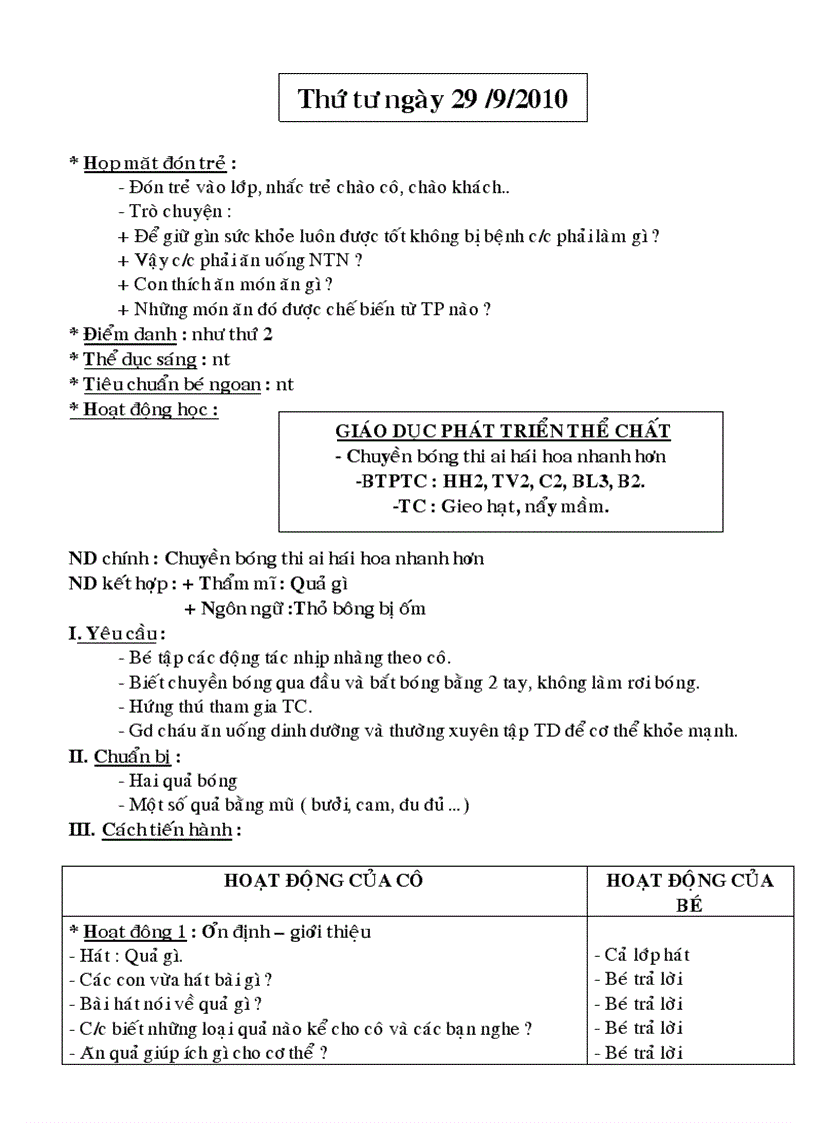 image for page Giáo án chủ đề bản thân 1