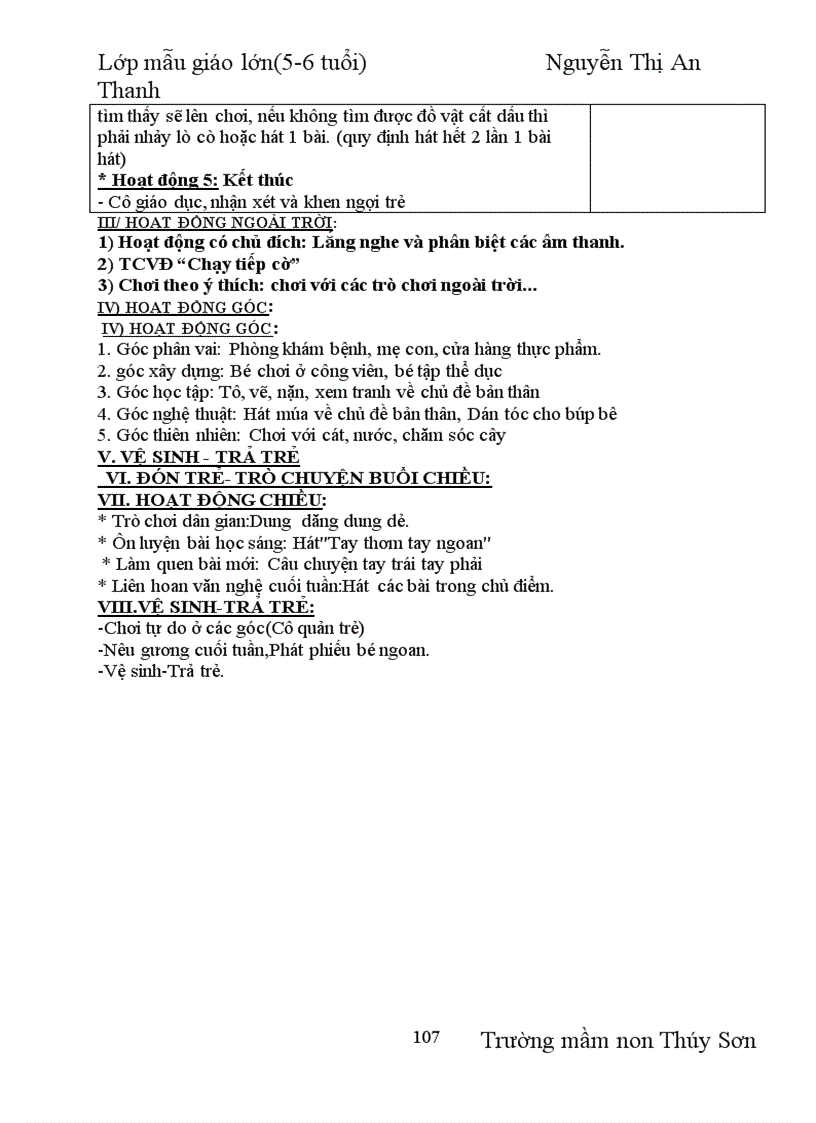 image for page Giáo án chủ đề bản thân 3 tuan