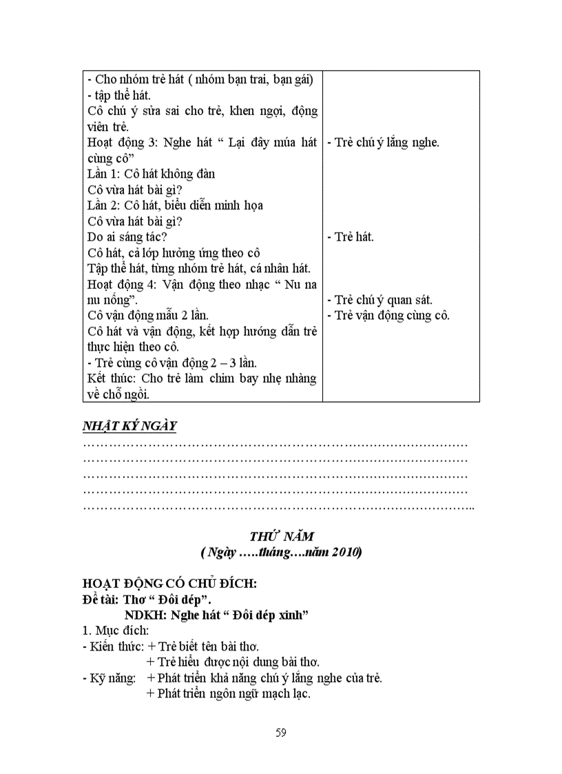 image for page Giáo án chủ đề bé và các bạn 24 36 tháng