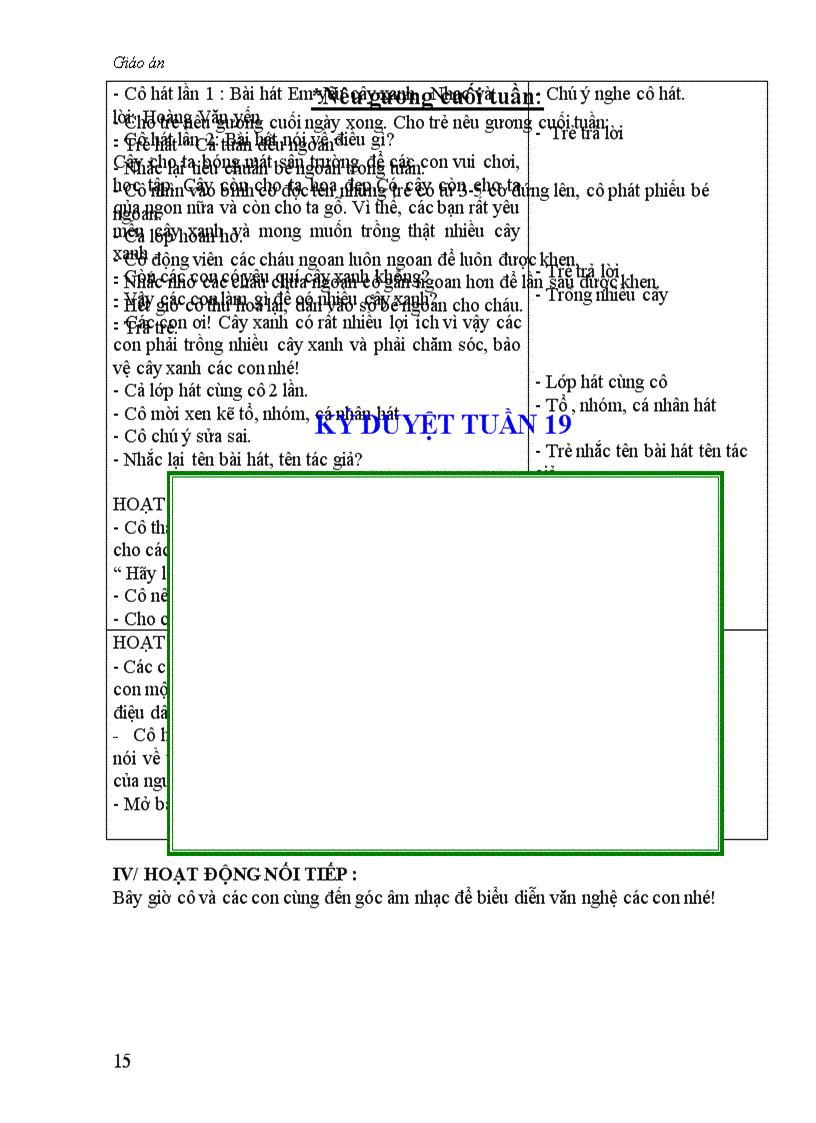 image for page Giao an chu de cay xanh