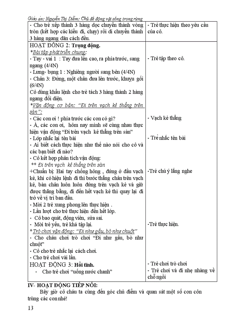 image for page Giao an chu de dong vat song trong rung