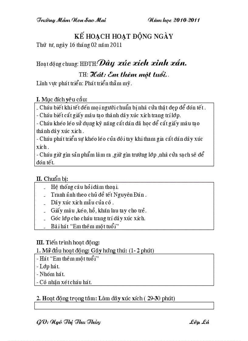 image for page Giao an chu de mua xuan