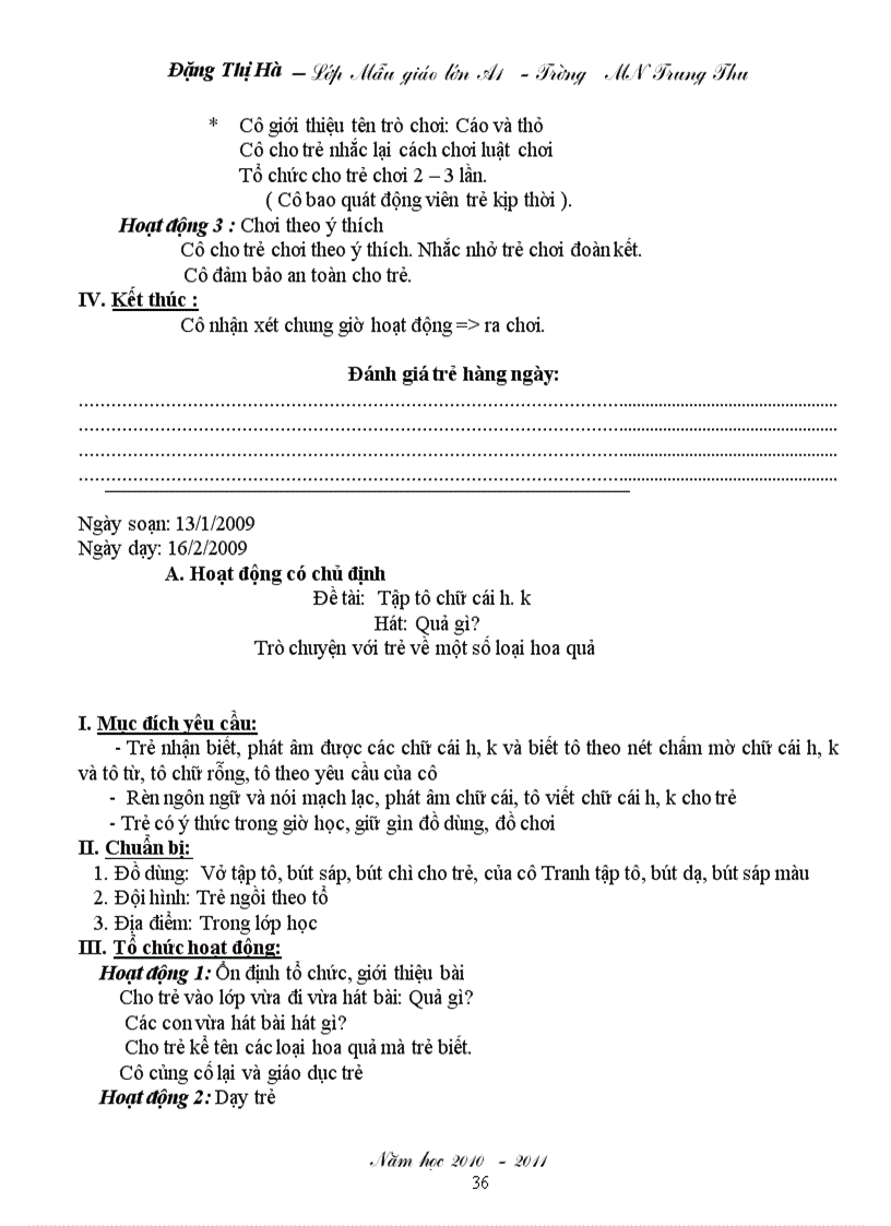 image for page Giáo án chủ đề thế giới thực vật chương trình gdmn