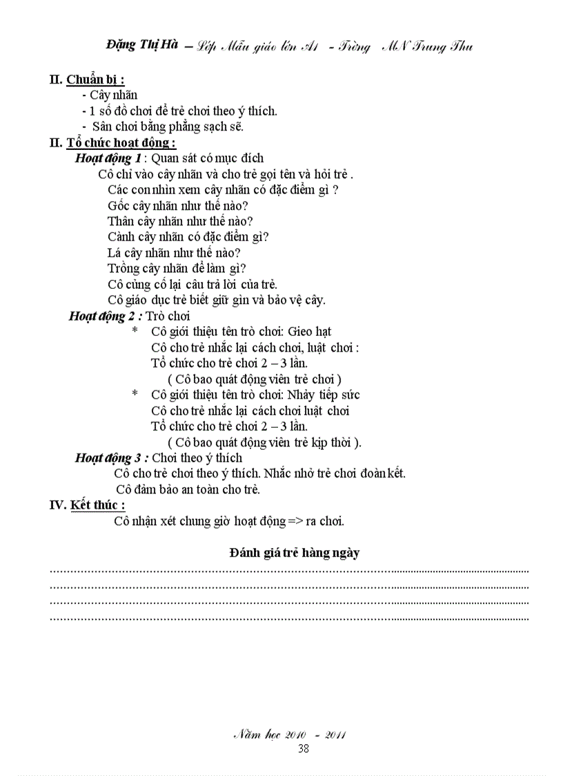 image for page Giáo án chủ đề thế giới thực vật chương trình gdmn