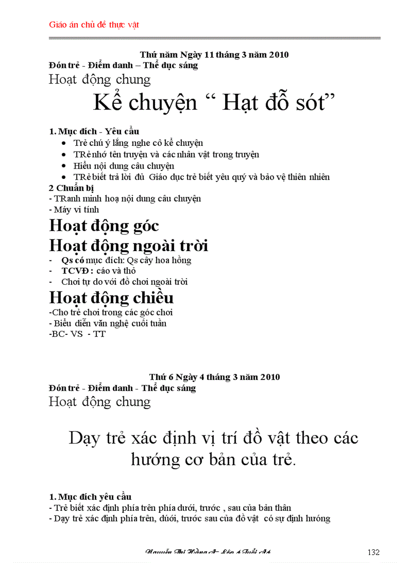 image for page Giao an chu de thuc vat