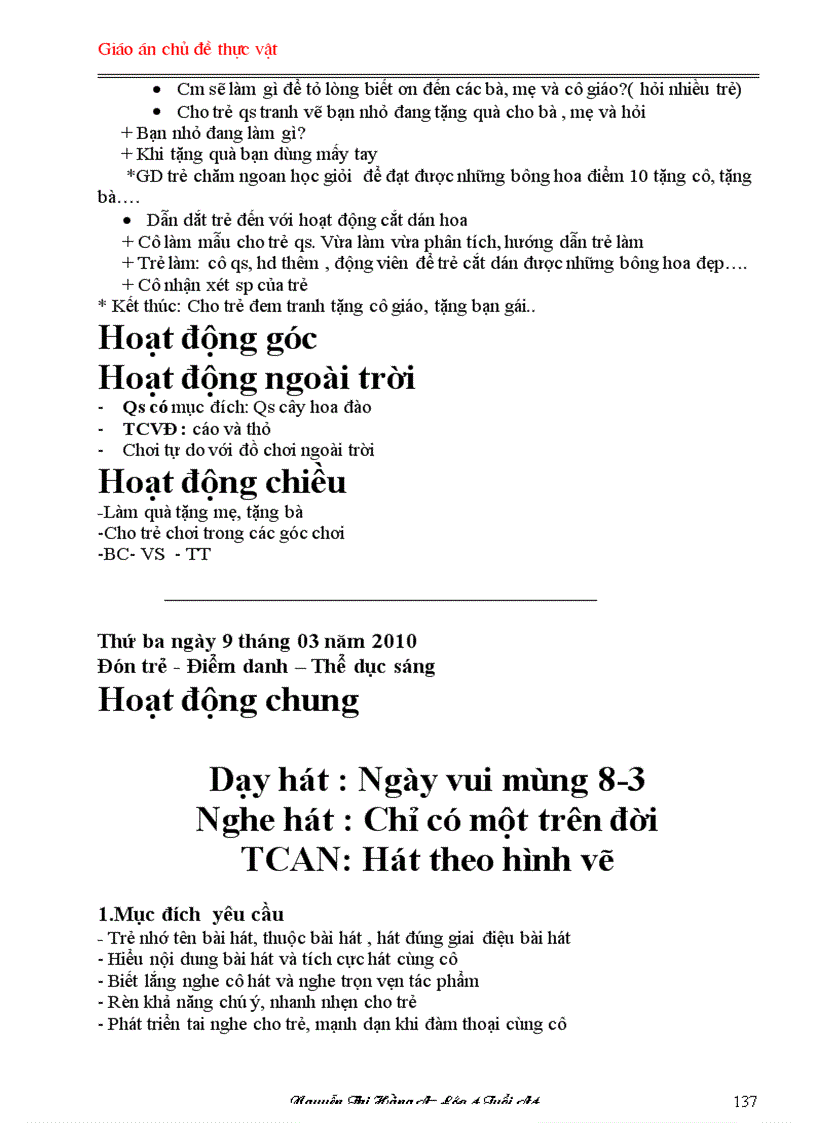 image for page Giao an chu de thuc vat