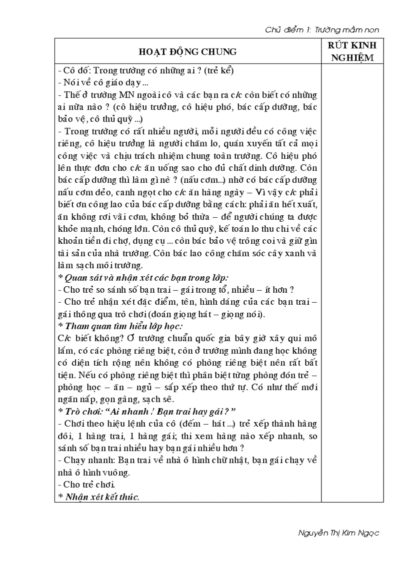 image for page Giáo án chủ điểm 1