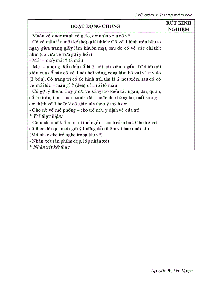 image for page Giáo án chủ điểm 1