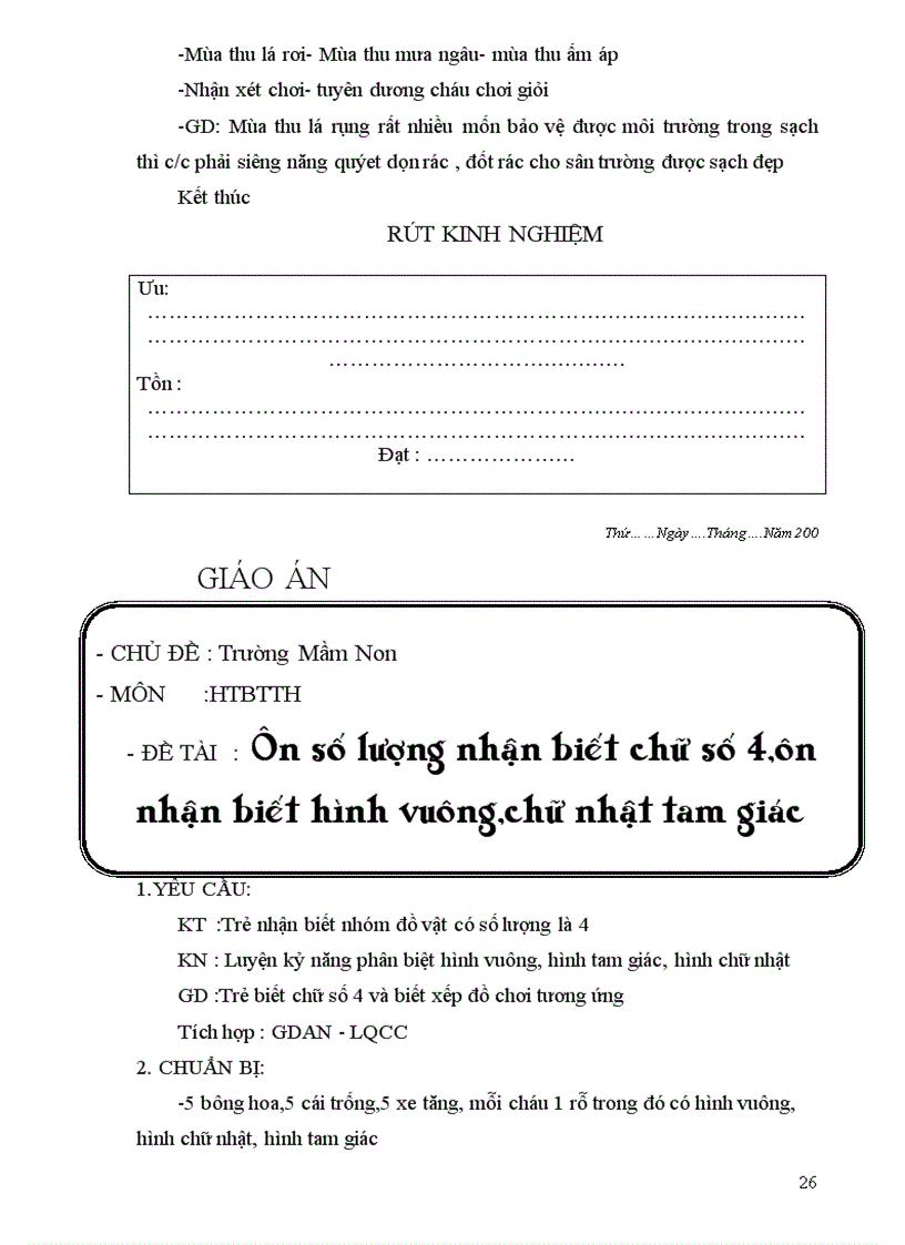 image for page Giáo án chủ điểm MN