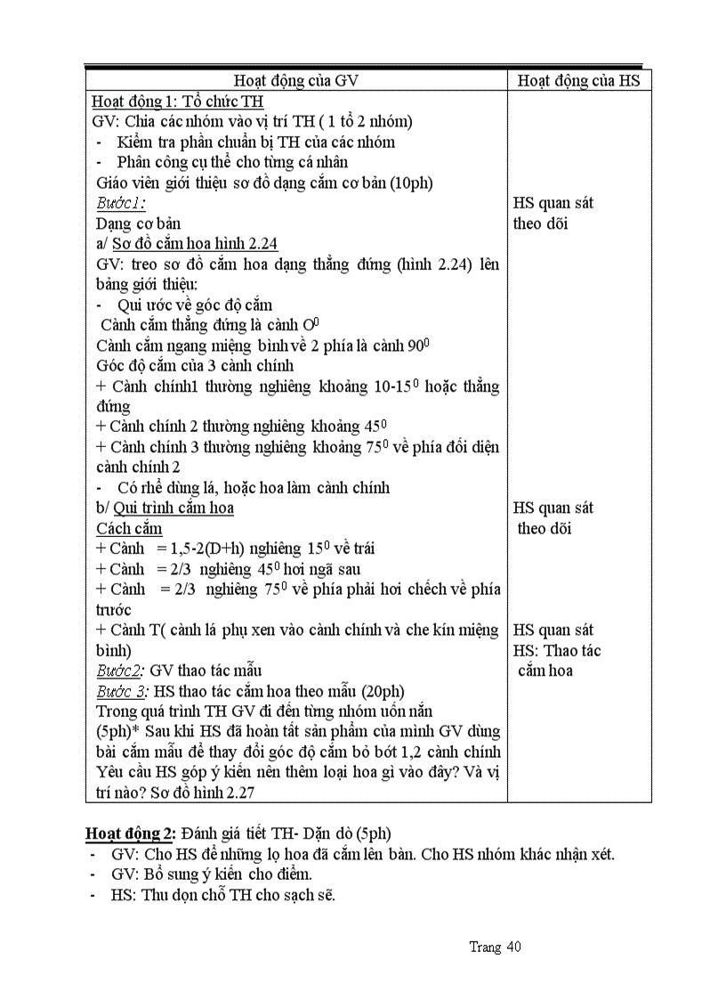 image for page Giáo án công nghệ 6 theo chuẩn kỹ năng kiến thức 2010