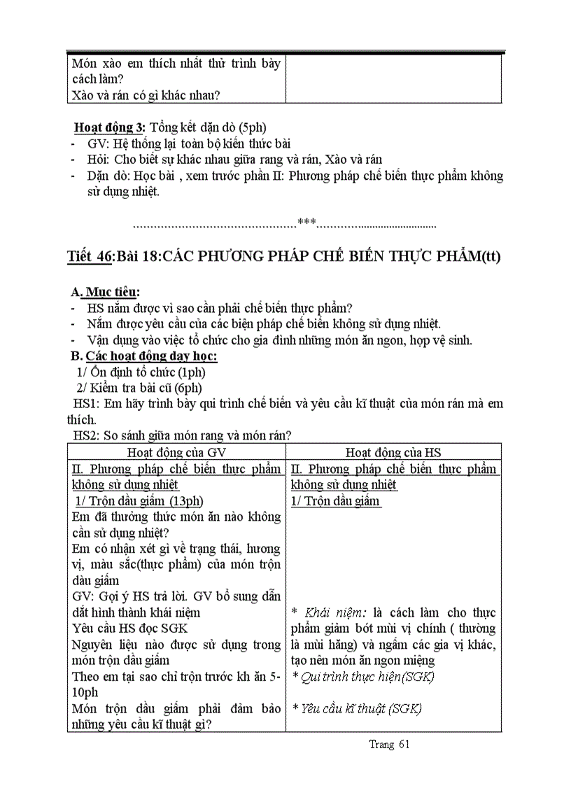 image for page Giáo án công nghệ 6 theo chuẩn kỹ năng kiến thức 2010