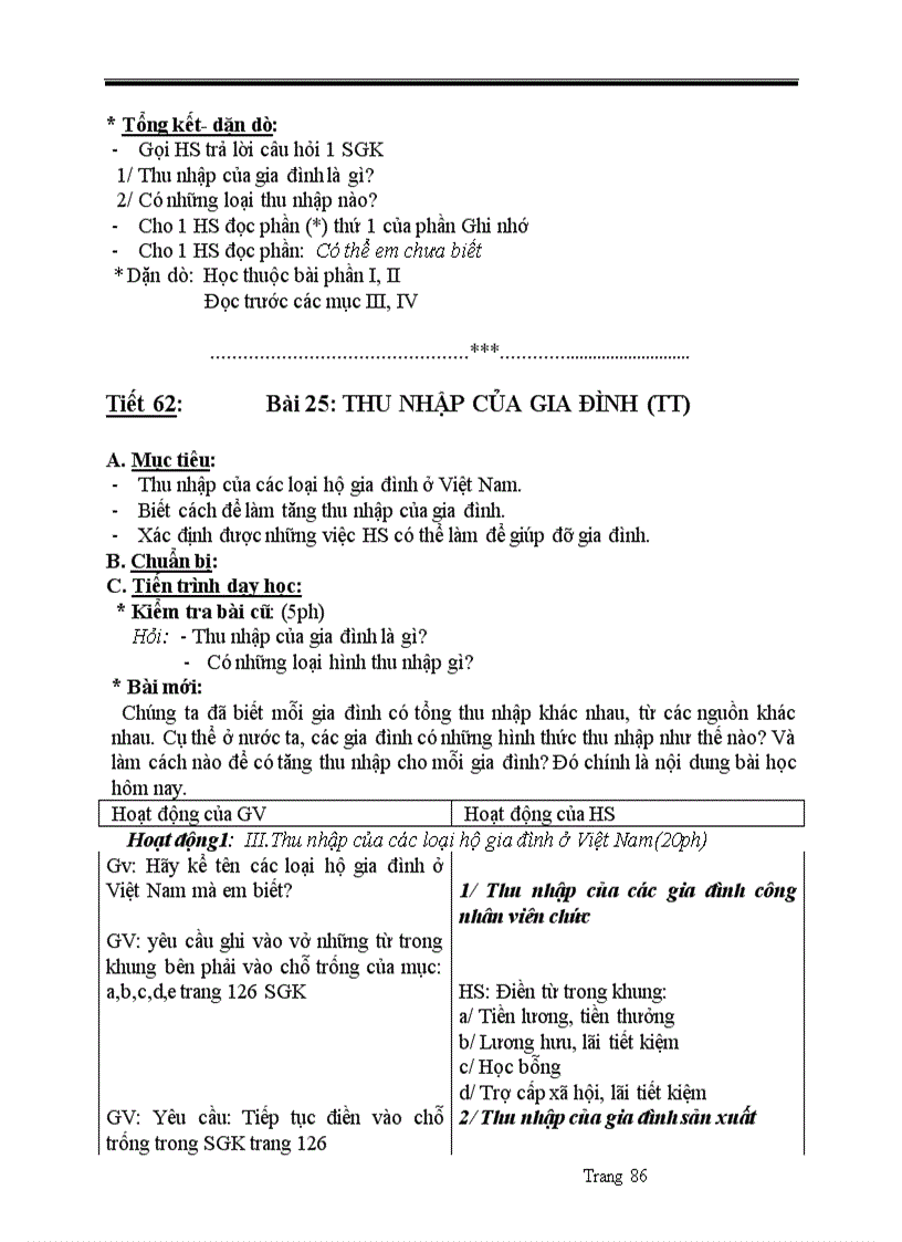 image for page Giáo án công nghệ 6 theo chuẩn kỹ năng kiến thức 2010