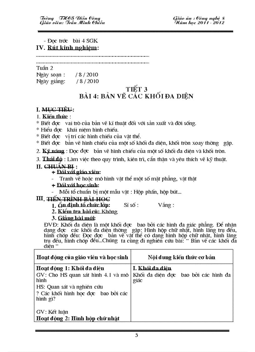 image for page Giao an cong nghe 8 2011 2012